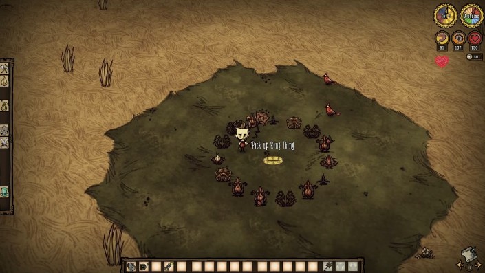 A player's inventory before using the Teleportato