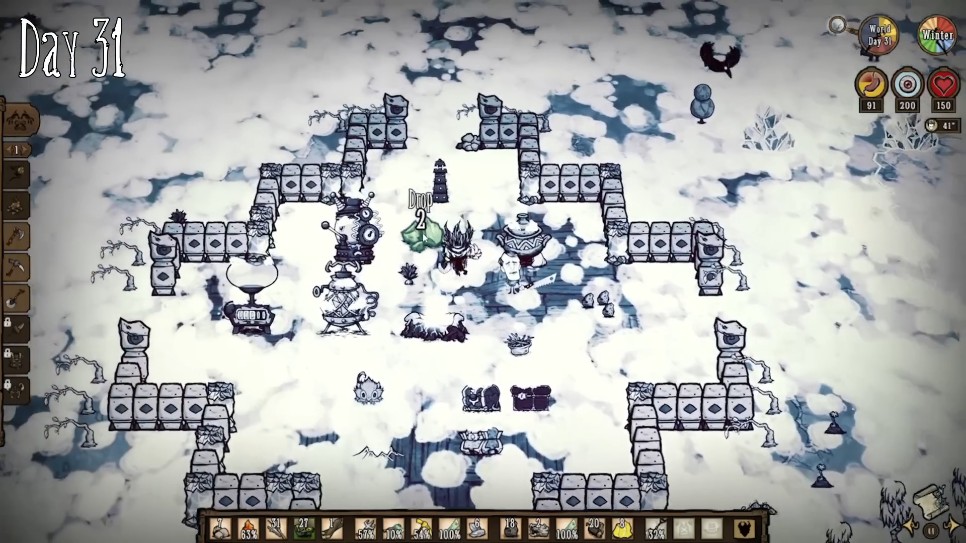 A scenic view of Lunar Island showcasing its unique landscape and resources.