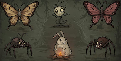 绽放中的阿比盖尔之花悬浮并发出脉动微光