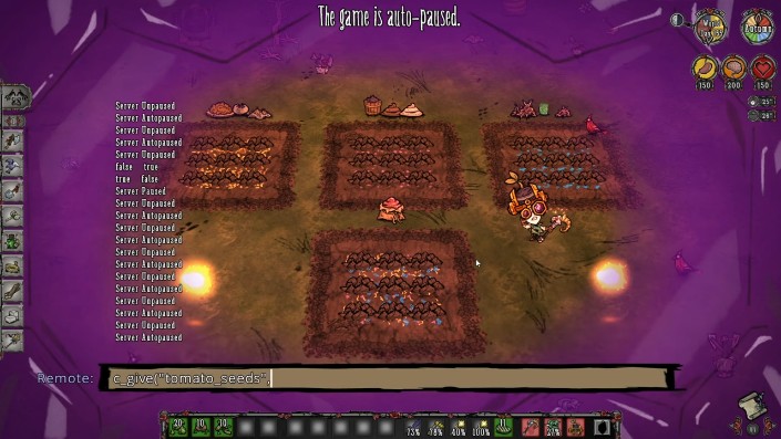 An optimized layout for pumpkin farming in Don't Starve Together.